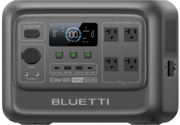 BLUETTI Elite 100 V2 portable power station, 1024Wh capacity, refurbished