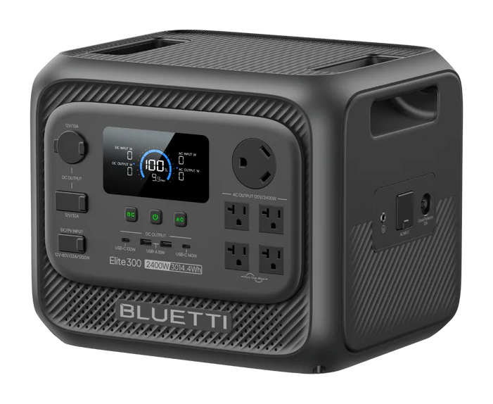 BLUETTI Elite 300 portable power station, 3014Wh capacity, 2400W output