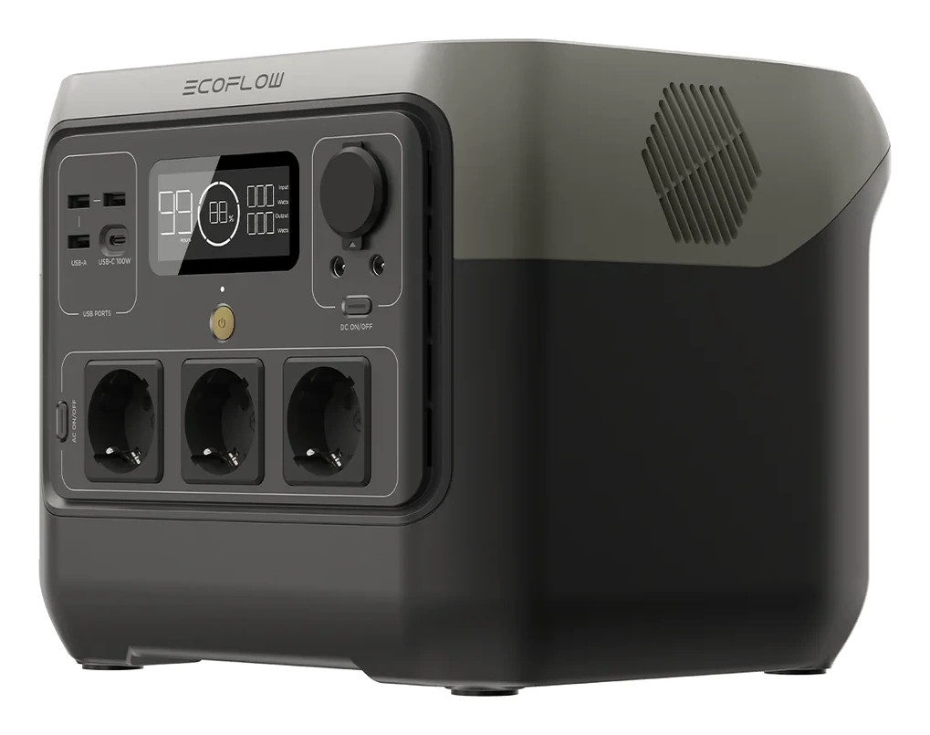 EcoFlow RIVER 2 Pro portable power station, angled view